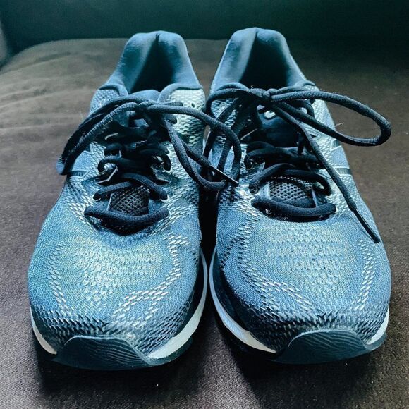 NEW ASICS GEL NIMBUS 20 Black Anthracite Dark Grey Womens 8.5 Mens 7 US 40 EUR - Picture 2 of 8